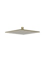 Brass Shower Head – 25×25 cm (Soft Brass Finish)
