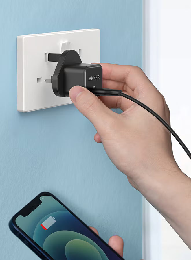 USB C Plug, 20W USB C Charger - Fast Charging PowerPort III Cube Charger, Compatible with iPhone 16/16 Plus/16 Pro/16 Pro Max, 15/14/13/12 Series, Galaxy, iPad (Cable Not Included)