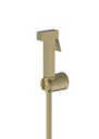 Square Hand Spray with Shut-Off – Soft Brass