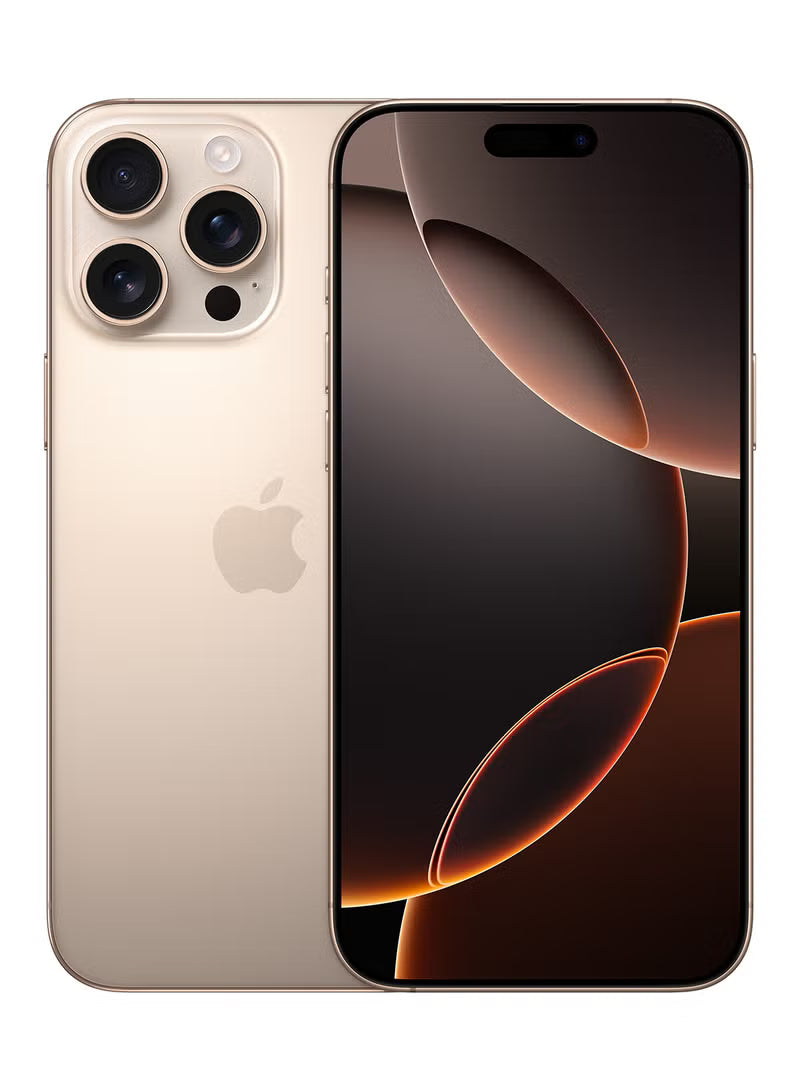 iPhone 16 Pro Max 256GB Desert Titanium 5G With FaceTime – Middle East Version