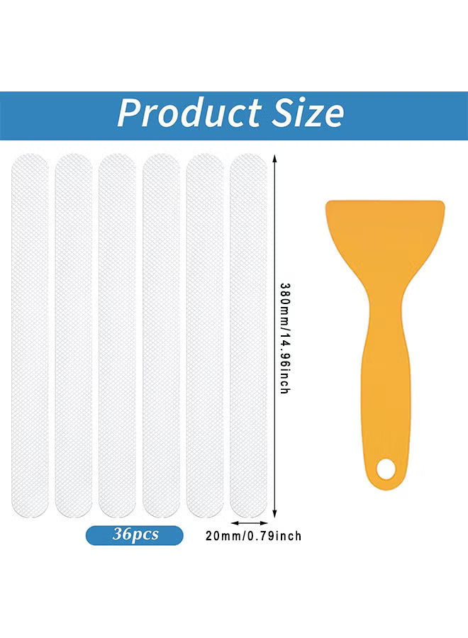 Transparent Non-Slip Strip Stickers