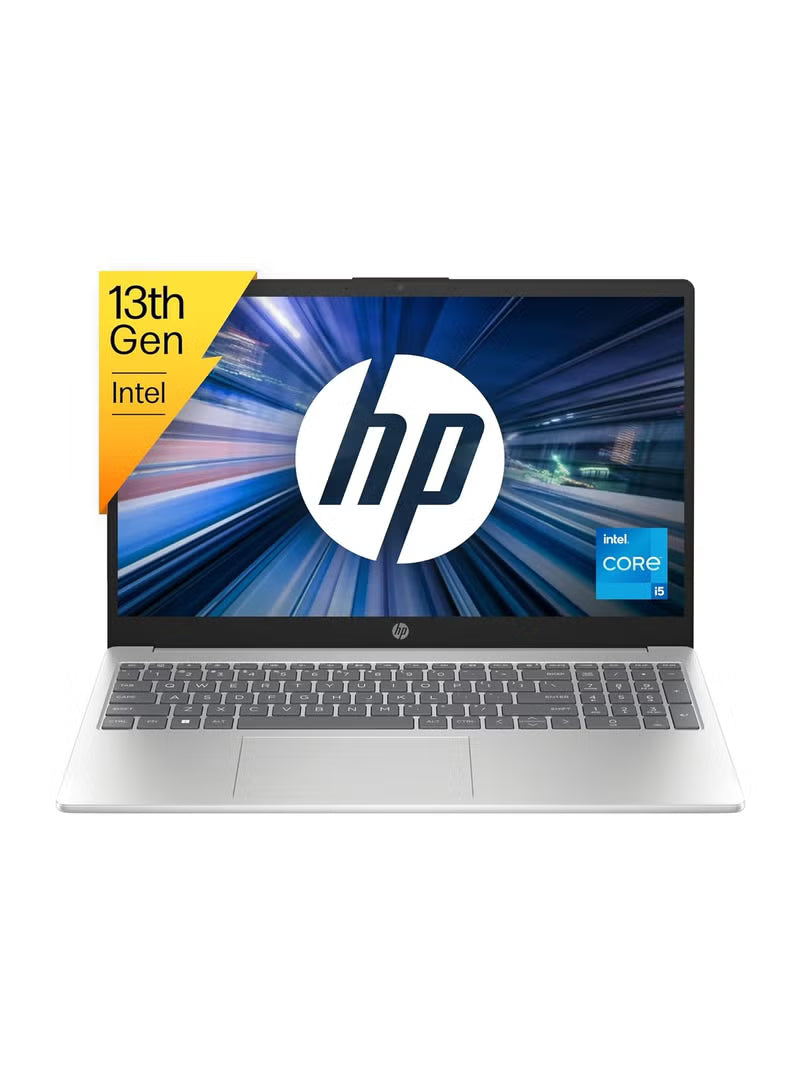 HP 15s 15.6-Inch FHD Laptop, Intel Core i5-1335U, 16GB DDR4 RAM, 512GB NVMe SSD, Windows 11 – Silver