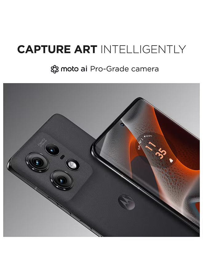 Edge 50 Pro Dual SIM Black Beauty 12GB RAM 512GB 5G - Middle East Version