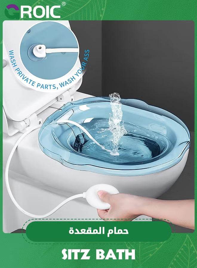 Sitz Bath for Toilet Seat (Blue)