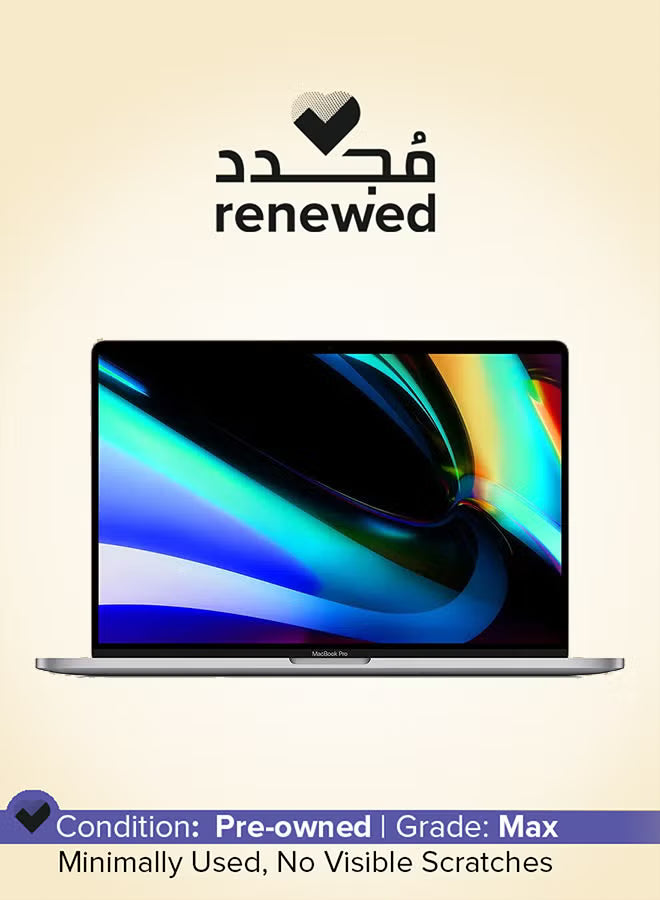Renewed Apple MacBook Pro A2141 2019 16-Inch Laptop, Core i7-9750H, 16GB RAM, 256GB SSD, Radeon Pro 5300M – Space Grey