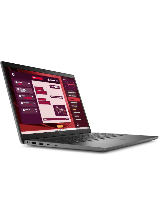 Dell Latitude 3550 15.6-Inch Laptop, Intel Core i7-1355U, 16GB RAM, 512GB SSD, Intel Iris Xe Graphics, DOS, English/Arabic, Black
