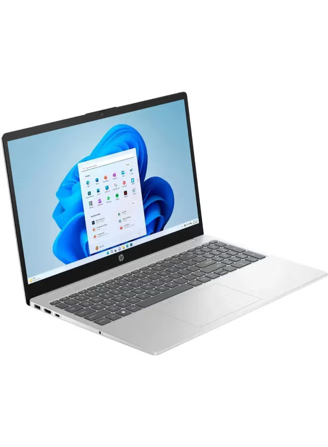 HP 15-FD0005DX 15.6-Inch Laptop, Core i5-1235U, 16GB RAM, 512GB SSD, Intel UHD Graphics, Windows 11, Silver