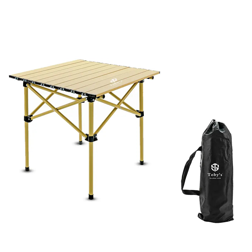 Toby’s Camping Table – 50 × 53.5 × 51 cm Portable Outdoor Folding Table