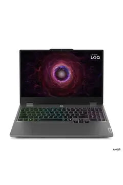 لينوفو LOQ 15ARP9 (لابتوب ألعاب، معالج AMD Ryzen 7، ذاكرة وصول عشوائي 24 جيجابايت، قرص صلب SSD سعة 512 جيجابايت، وحدة معالجة رسومات GDDR6 سعة 6 جيجابايت)