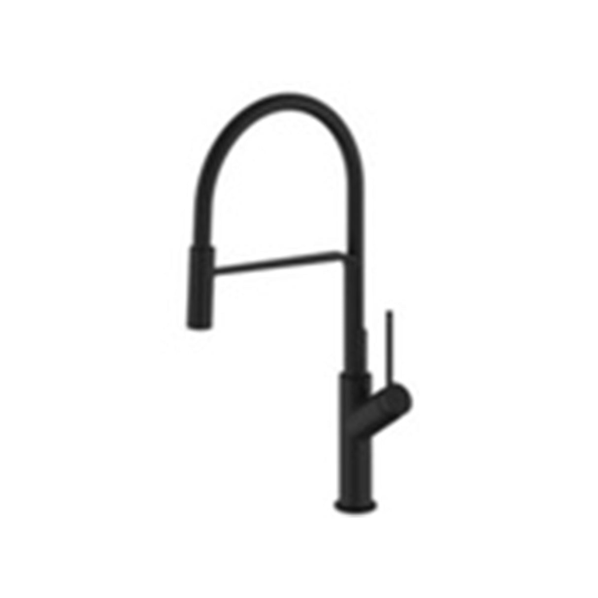 Kitchen Sink Mixer High (Black Matt)