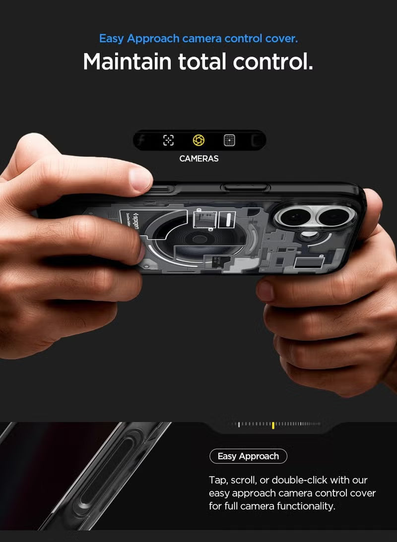 Ultra Hybrid MagFit iPhone 17 Case Cover with MagSafe (2025) - Zero One Black