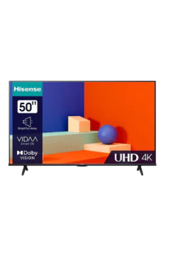 HISENSE QLED U6 50" 4K Smart TV – E7K Series | Quantum Dot Colour | VIDAA