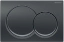 Geberit Alpha Flush Plate – Black Matt