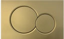 Geberit Alpha Flush Plate – Brass Color
