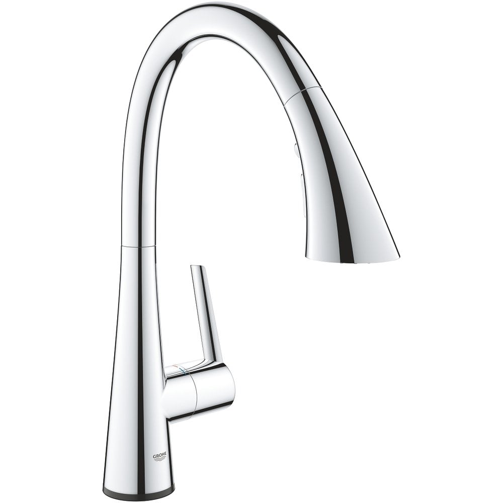 Grohe Zedra Touch Electronic High Spout Sink Mixer Tap - Chrome