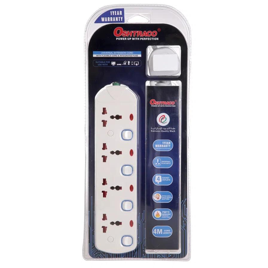 4-socket Extension Lead
