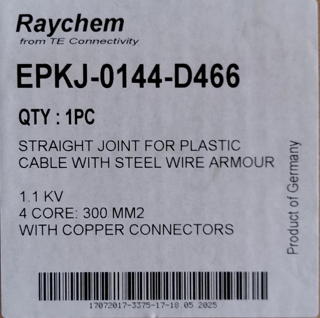 RAYCHEM EPKJ-0144-D466 HEAT SHRINKABLE STRAIGHT JOINT KIT