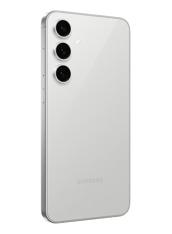 هاتف Galaxy S24 FE بشريحة SIM واحدة + شريحة eSIM، رمادي، ذاكرة وصول عشوائي 8 جيجابايت، سعة تخزين 128 جيجابايت، يدعم شبكة الجيل الخامس 5G - إصدار عالمي