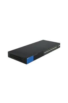 LINKSYS | محول أعمال ذكي مُدار بتقنية PoE+ جيجابت ذو 24 منفذًا (LGS326P)