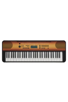لوحة مفاتيح ياماها الرقمية المحمولة ذات 61 مفتاحًا (تشطيب خشب القيقب / PSR-E360MA)