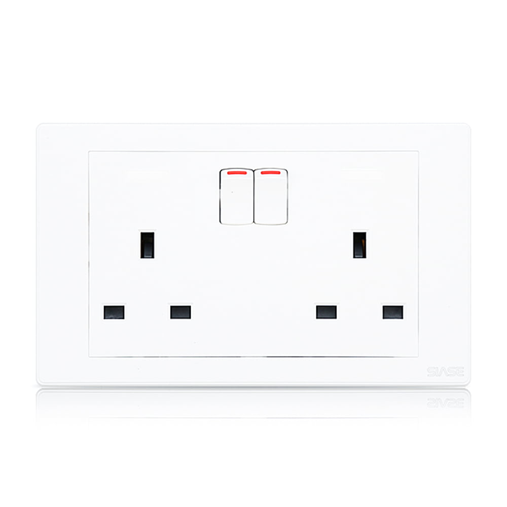 2gang Switched Socket 250v 13a