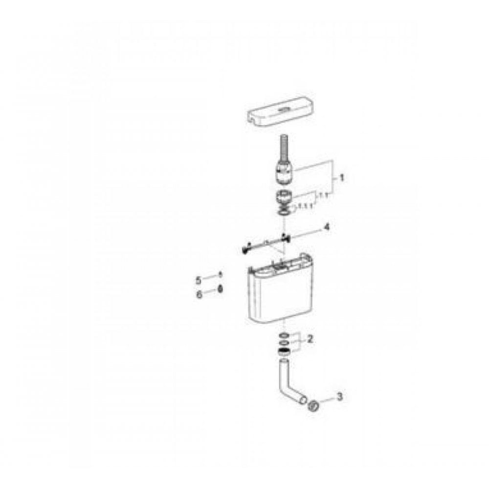 Grohe Adagio Concealed 6L Cistern