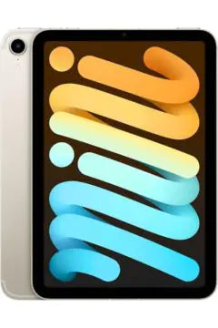 Apple iPad mini (8.3-inch, Wi-Fi + Cellular, 64GB, Starlight) — 6th Generation (2021)