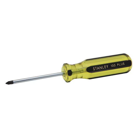 STANLEY 1 pt × 3 in 100 PLUS Phillips Tip Screwdriver