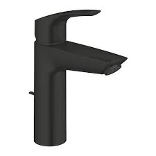GROHE Eurosmart Single‑Lever Basin Mixer 1/2″ M‑Size Matte Black