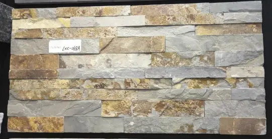 150*600 2cm LXC-068A Natural Stone Panel - Natural Rusty Slate (rectangle 5 lines) (8,0.72)