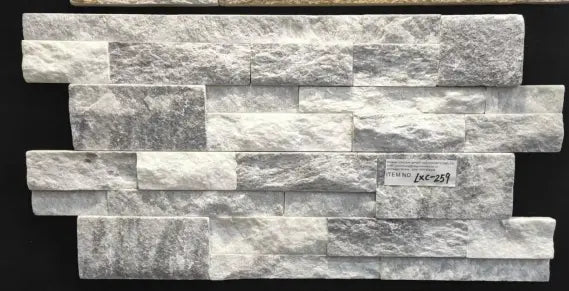 150*600 2cm LXC-259 Natural Stone Panel - Cloud Grey Quartz (Z shape format design) (7,0.63)