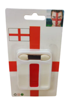 Quick Face Painting Kit with Brush (3 Packets) – England