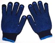Hand Gloves (Blue Dotted)