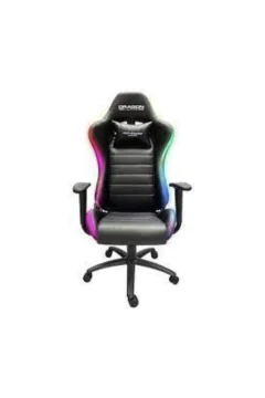 DRAGONWAR | RGB Pro-Gaming Chair with Remote Controller (Black)