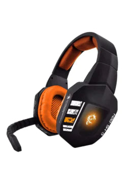 DRAGONWAR AEGIS (G‑HS‑004) Optical Fiber Wireless Gaming Headset with Lighting Effect (Black)