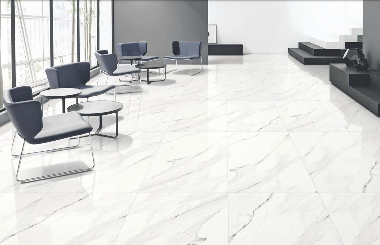 Tile-(GG) Roman Statuario