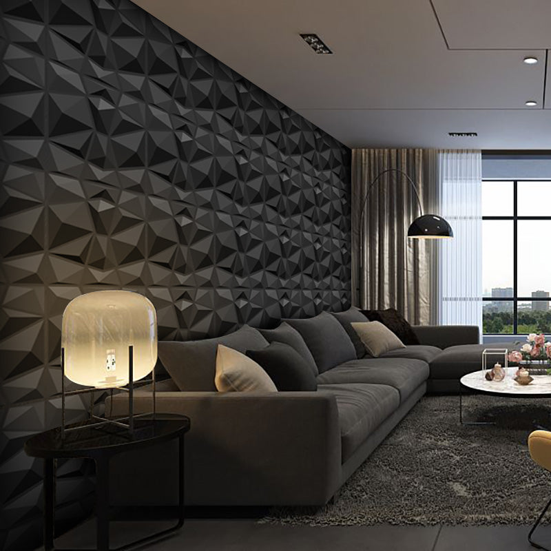 3D PVC Wall Panel – Matt Silver (D094)