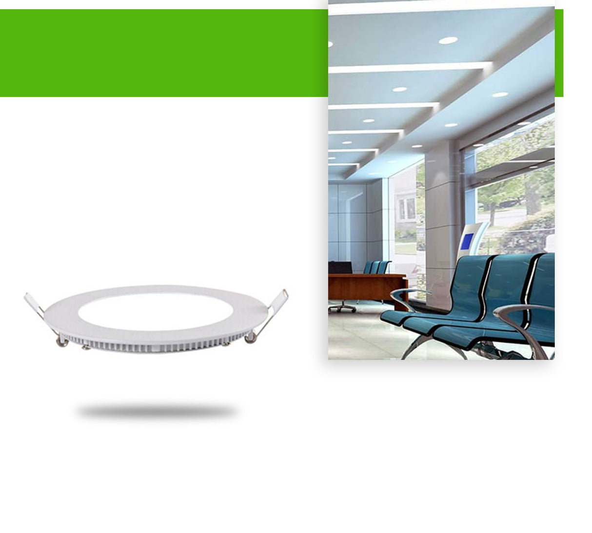 Surface Round White Light 15w