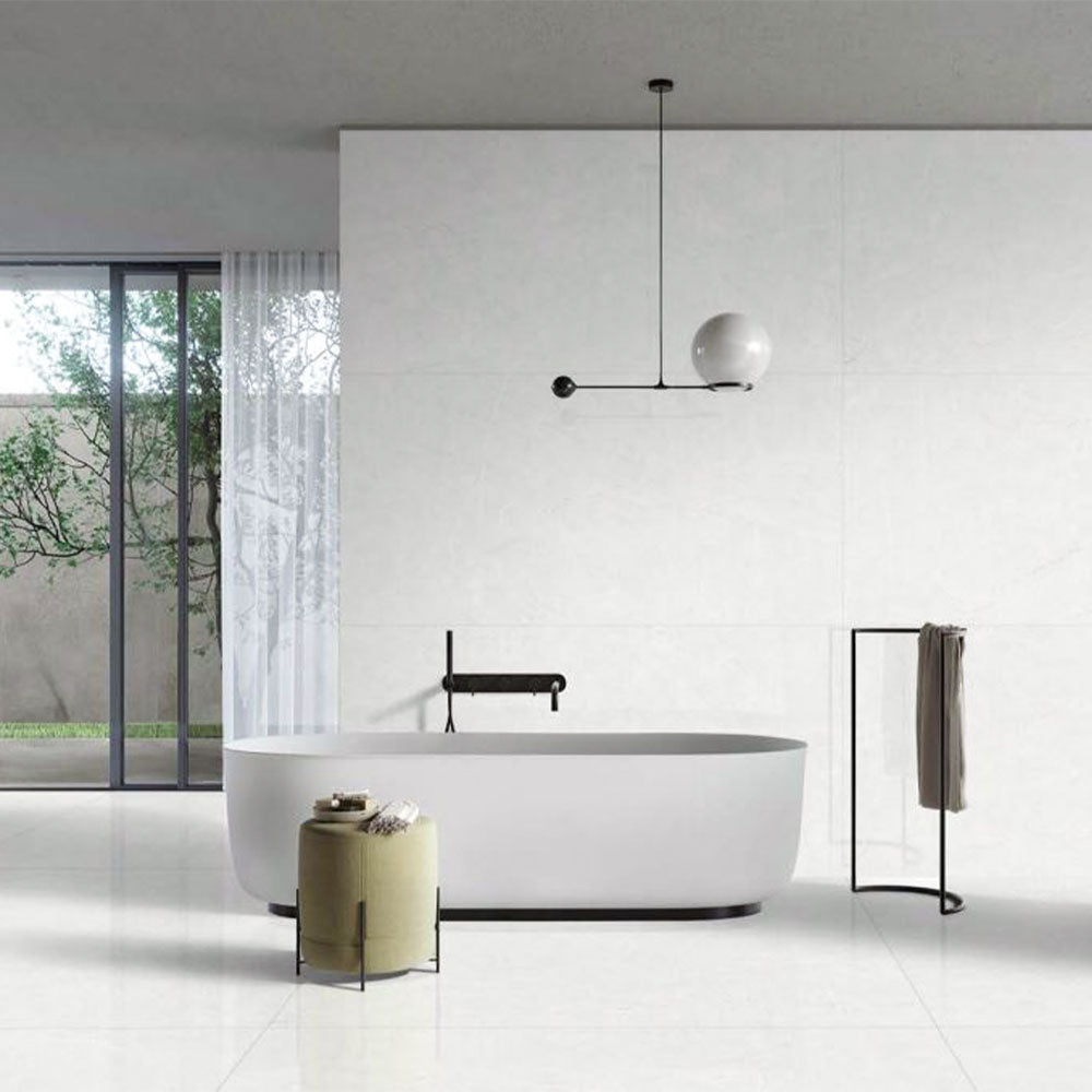 Pietra White Tile