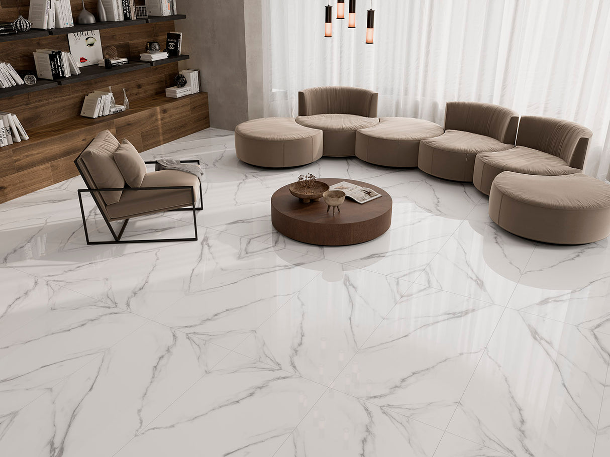 Decor Carrara B Nplus 598×1198 Tile