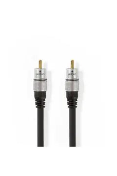 NEDIS | Digital Coax Audio Cable RCA Male to Male Gold Plated 2.5m