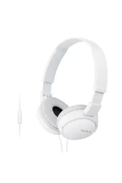 SONY On-Ear Stereo Headphones in White.