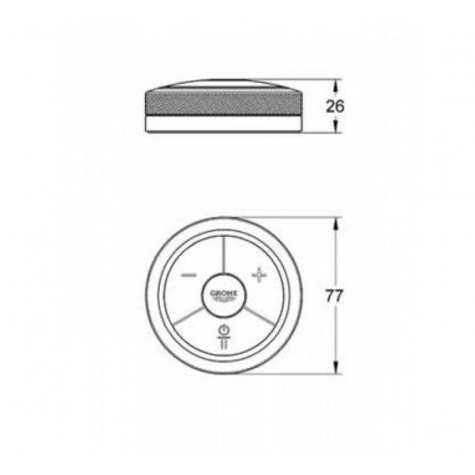 GROHE Digital Remote Controller for Bath or Shower