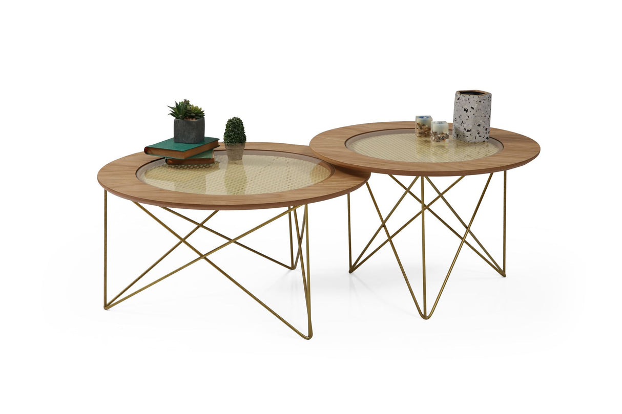 Rattan Orta Center Table set