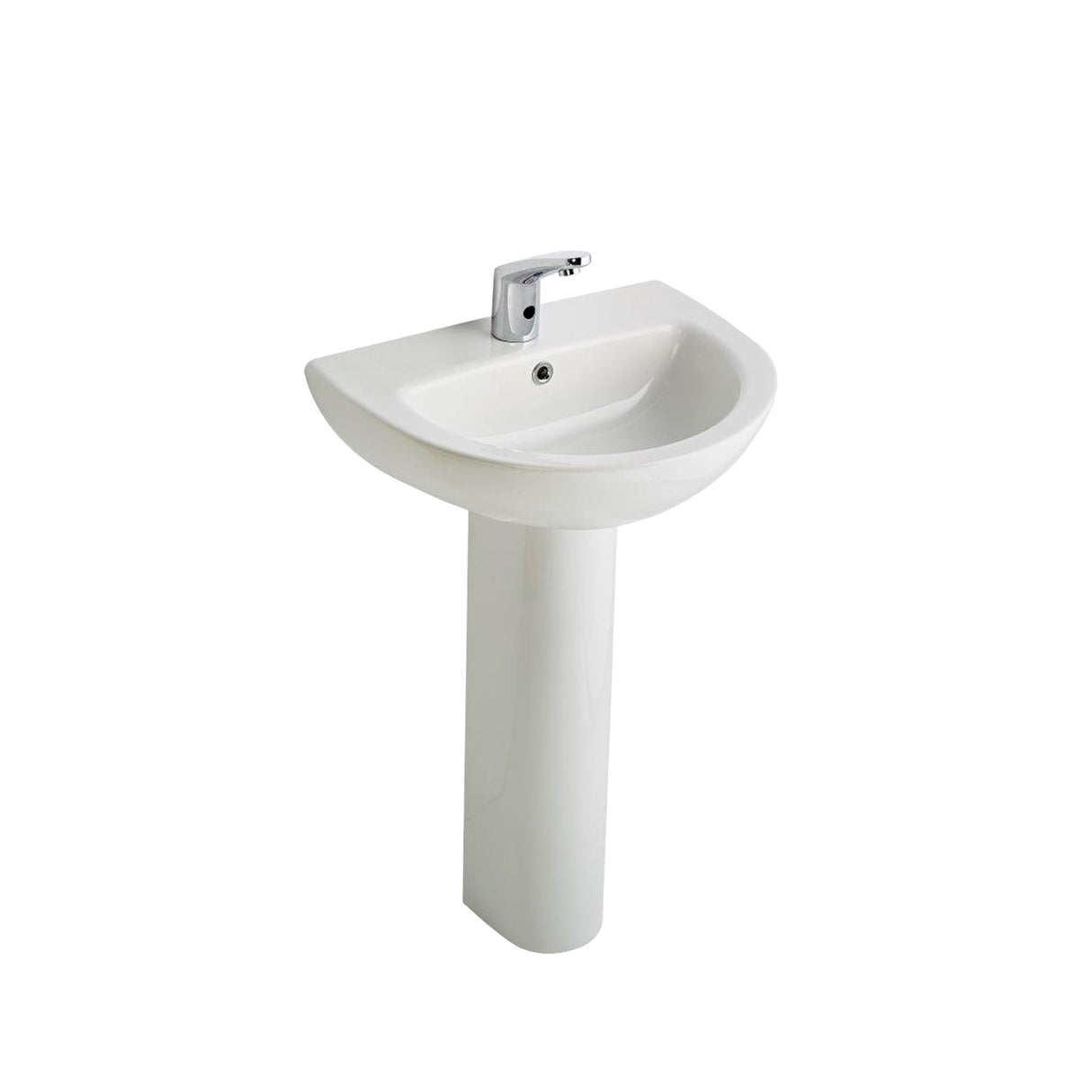 Pedestal Sink with Basin