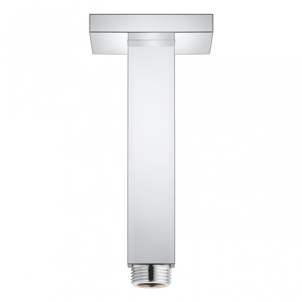 Grohe Cube Square Rainshower Shower Arm 154 mm, Ceiling Mount, 1/2"
