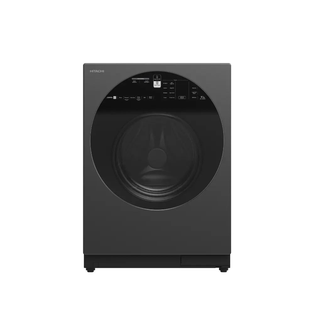 Hitachi Front Load Washer 10kg Inverter – Gray with Auto Dosing
