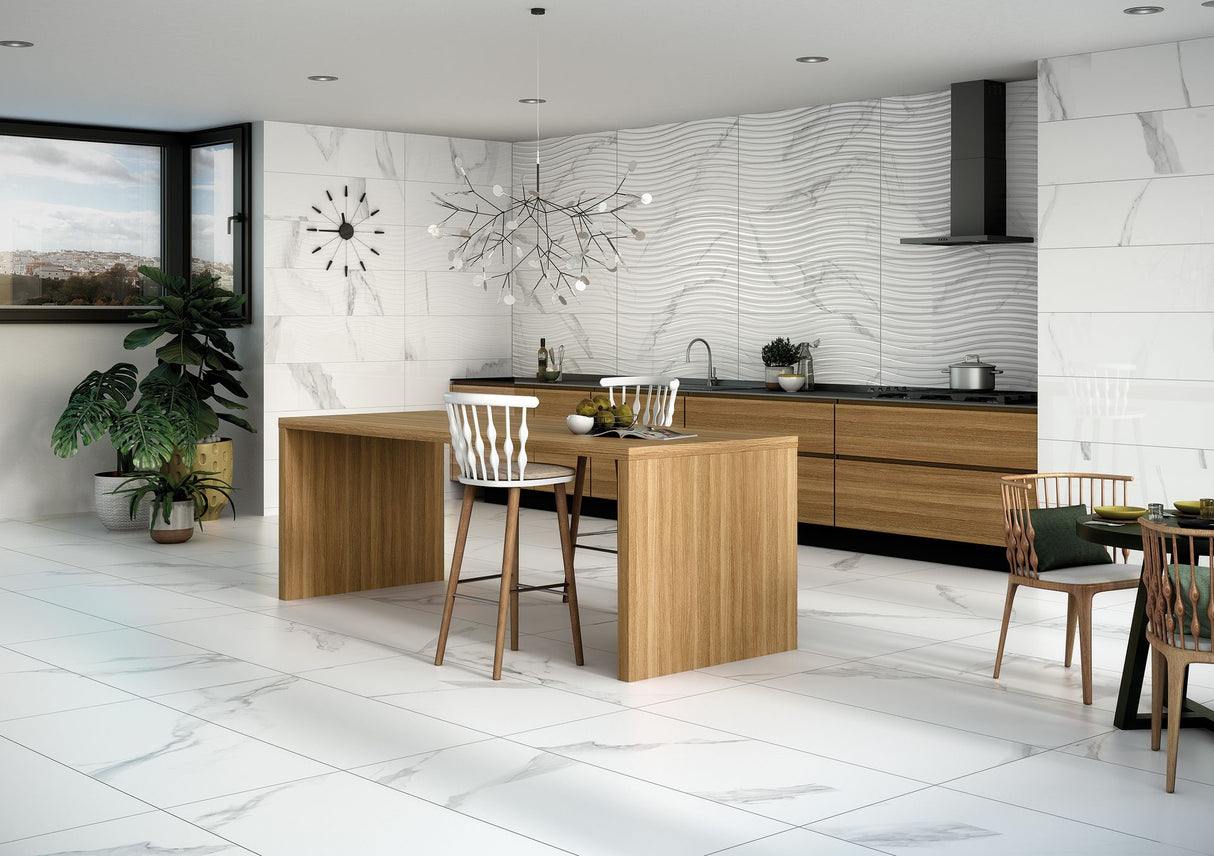 Tile-Porc Pune Blanco Rect