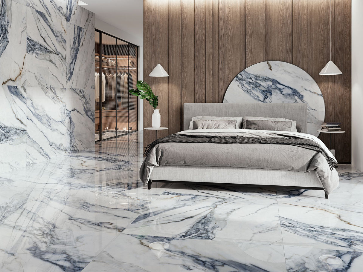 بلاط آني بلو المصقول