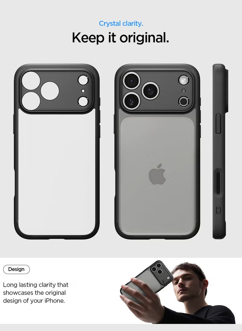 Ultra Hybrid iPhone 17 PRO Case Cover (2025) - Matte Black